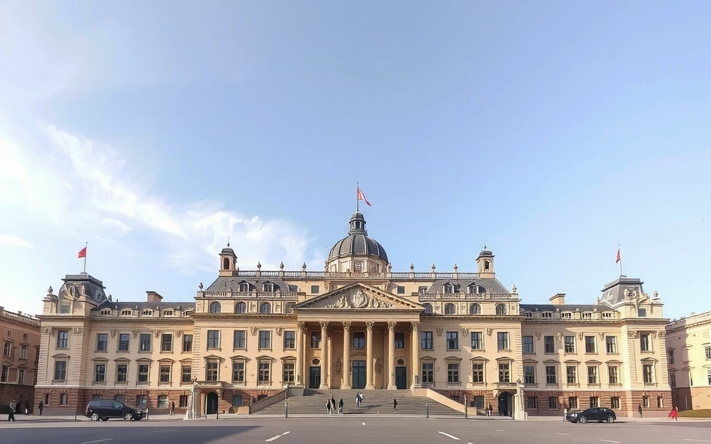 Un Parlamento, focus sull'architettura e un'atmosfera solenne